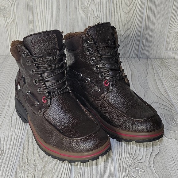 Men's Brown Leather Boots - Picture 14 of 16